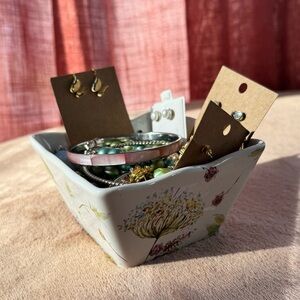 Whimsical Butterfly Inspired Assorted Jewelry Jar🦋✨🌸